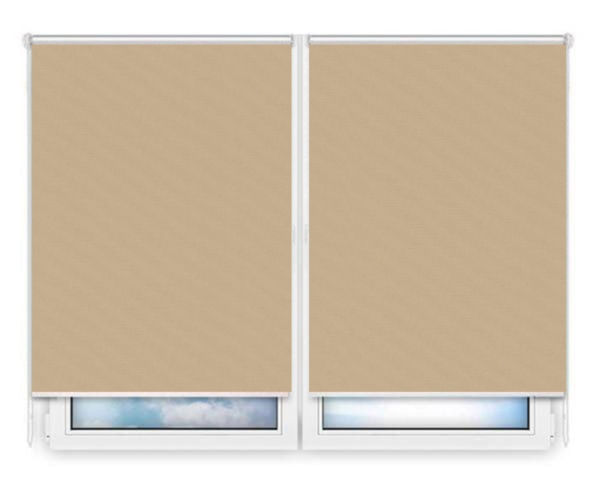 Рулонные шторы Мини Монако песочный цена. Купить в «Мастерская Жалюзи»